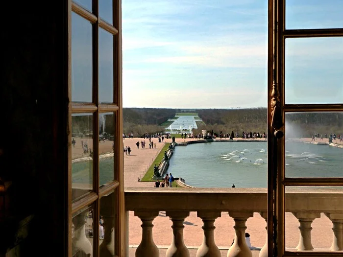 View from the window - The photo, Tourism, Versailles, Travels, Architecture, The park, Castle, Landscape