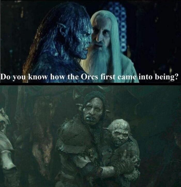 Ты знаешь как появились орки ?