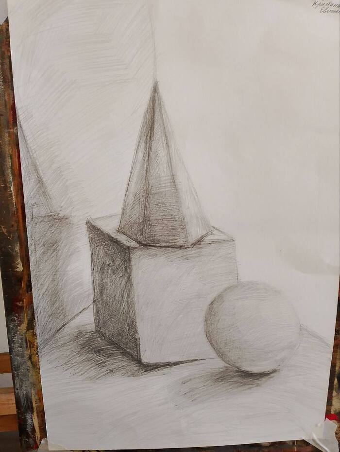 My student got in. I'm telling you how we prepared for the exams - My, Beginner artist, Pencil drawing, Artist, Painting, Advice, Pride, Longpost