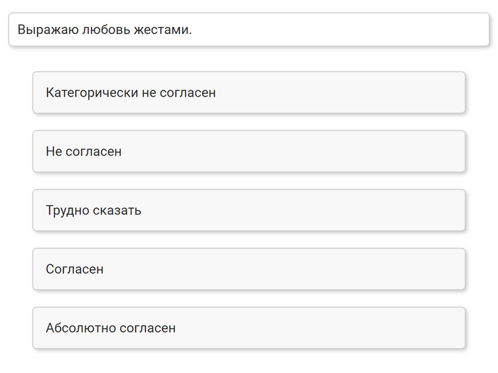 Пример вопроса из теста Кимберли Бачард. Источник: <!--noindex--><a href="https://pikabu.ru/story/chto_takoe_yemotsionalnyiy_intellekt_11767413?u=http%3A%2F%2Fpsytests.org&t=psytests.org&h=2fb27b0b7855d01ae4251dc516c74eeb723e565e" title="http://psytests.org" target="_blank" rel="nofollow noopener">psytests.org</a><!--/noindex-->