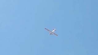 A UFO resembling an airplane was spotted in the sky over Volgograd - Airplane, Volgograd, UFO, Light-engine aviation, Airspace, The photo