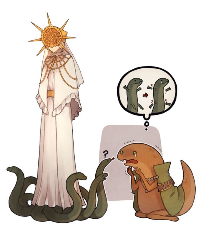    ( -  ) , Elden Ring, Dark Souls, Zorayas, Dark Sun Gwyndolin, Rya