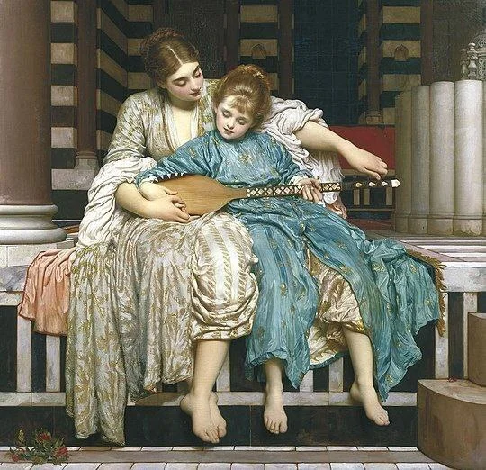 The female image in art - Painting, Art, beauty, Art, Artist, Oil painting, Femininity, Women, Frederic Leighton, Author's painting, Painting, Telegram (link), Longpost