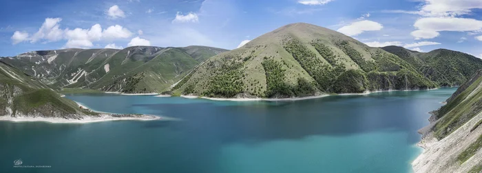 Самое большое по площади озеро Большого Кавказа - Горное озеро, Кавказ, Чечня, Форель, Рыба, Эндемик, Фотография, Панорамная съемка, Красота, Озеро, Красивый вид