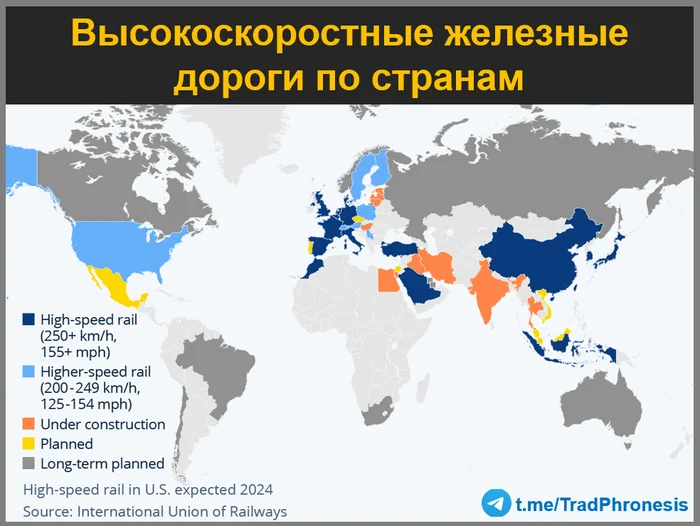 В каких странах есть высокоскоростные железные дороги - Моё, Инвестиции, Кризис, Железная Дорога, Высокоскоростные поезда