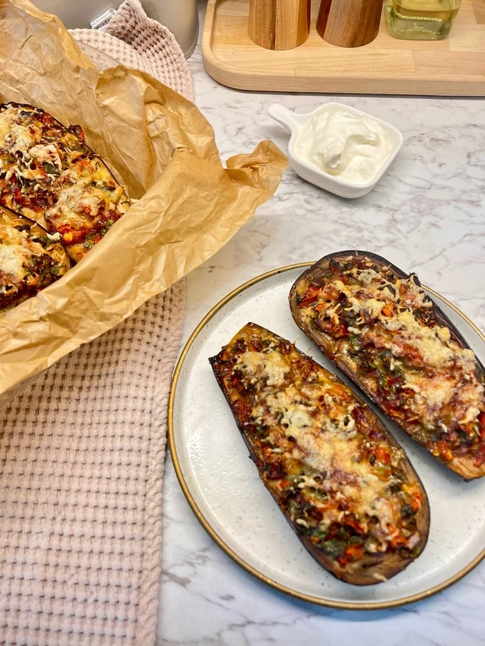 Baked eggplants - My, Snack, Serving dishes, Recipe, Cooking, Ingredients, Longpost, Food