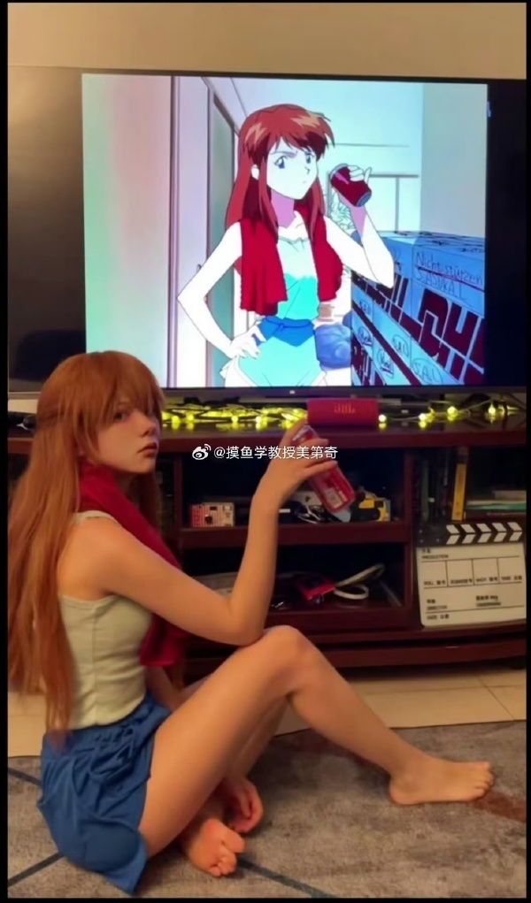 Aska is at your home - Anime, Asuka langley, Cosplay, Girls, Evangelion