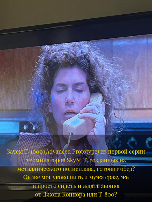 I can't understand... )) - Terminator 2: Judgment Day, Jeanette Goldstein, Illogical chain, Picture with text