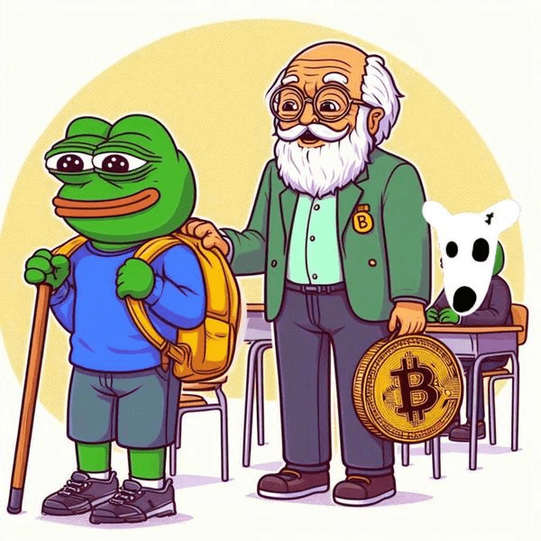 I just flipped the calendar over and... Made my first Scholnik memtoken - My, Cryptocurrency, Tokens, Telegram, Ton, Pupils, Pepe, Bitcoins