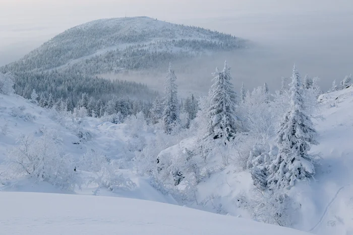 Winter's Tale - Landscape, Beautiful view, Murmansk region, Hill, The photo, Winter, beauty