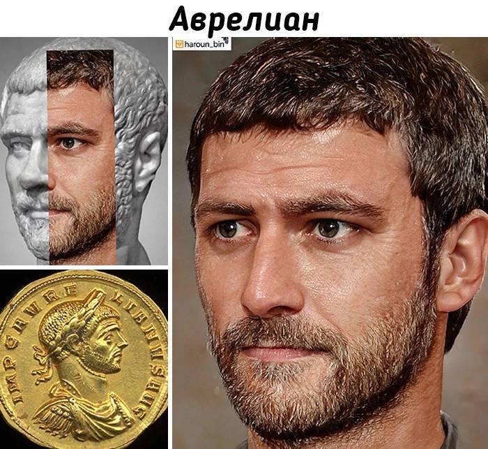 What the great Roman emperors might have looked like. Author: Tunisian artist Haroun Binous - Art, Roman emperors, Reconstruction of appearance, Longpost