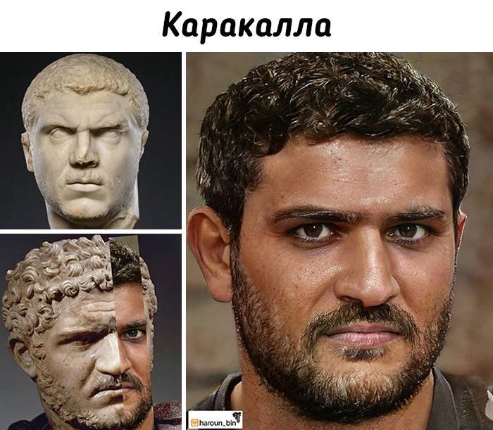 What the great Roman emperors might have looked like. Author: Tunisian artist Haroun Binous - Art, Roman emperors, Reconstruction of appearance, Longpost