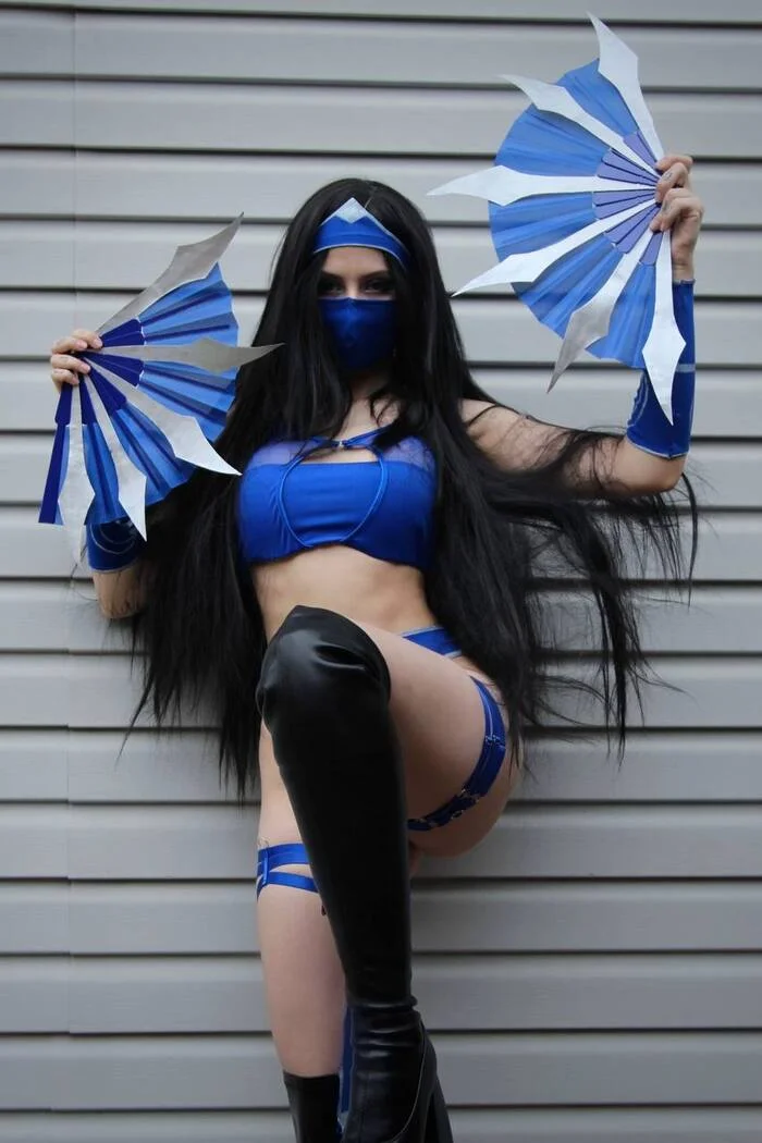 Китана из Мортал Комбат - Моё, Mortal Kombat, Шитье, Косплей, Китана, Длиннопост, Фотография