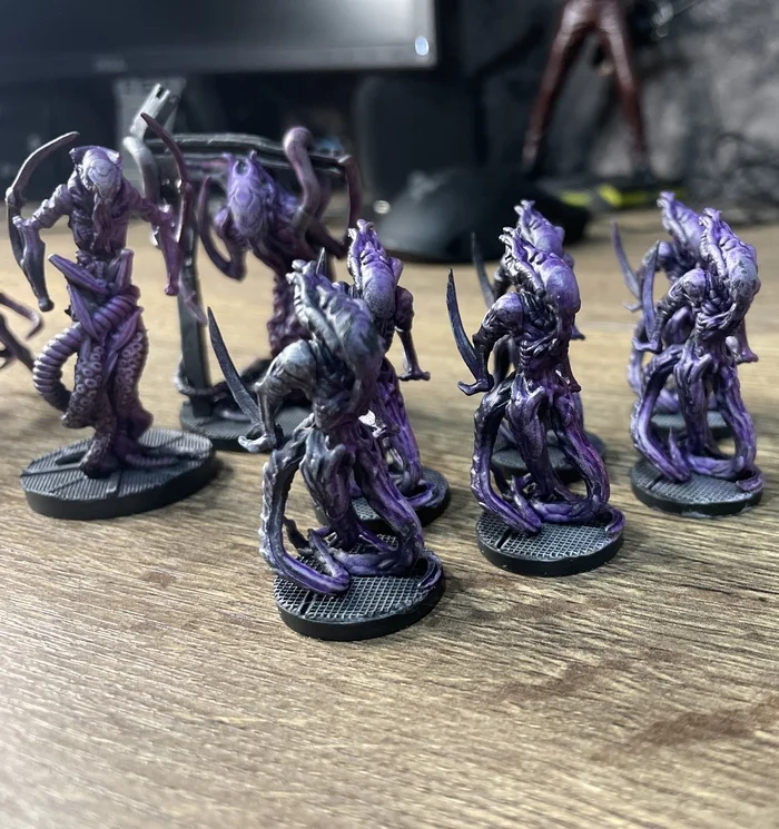 Nemesis Paint: Nightmares - My, Board games, Nemesis, Painting miniatures, Hobbygames, Howard Phillips Lovecraft, Longpost