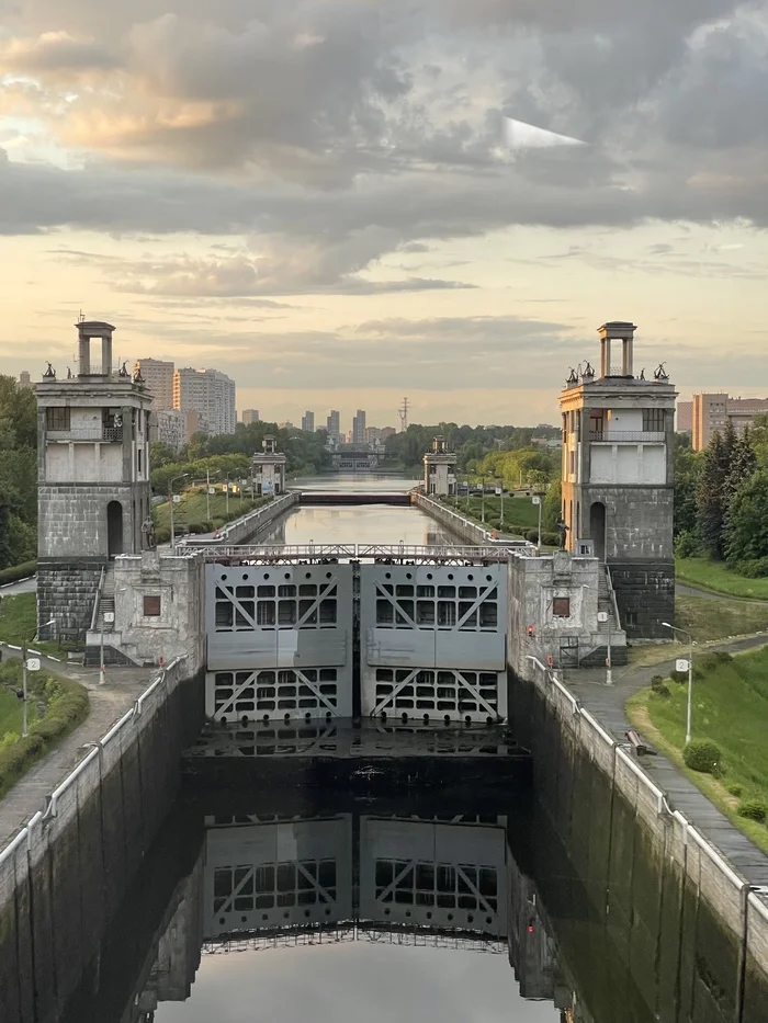 Шлюз - Моё, Мобильная фотография, Прогулка по городу, Длиннопост