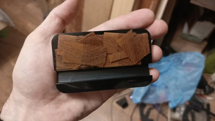 Epoxy Resin and Oak Chips Smartphone Stand - My, With your own hands, Woodworking, Carpenter