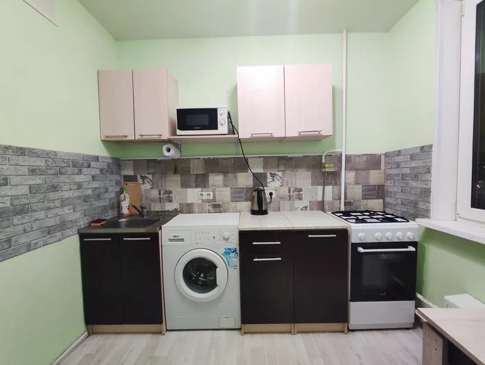 Reply to the post Kitchen design 6 sq.m. before and after - My, Interior Design, Interior, Furniture, Kitchen, Video, Telegram (link), Reply to post, Longpost