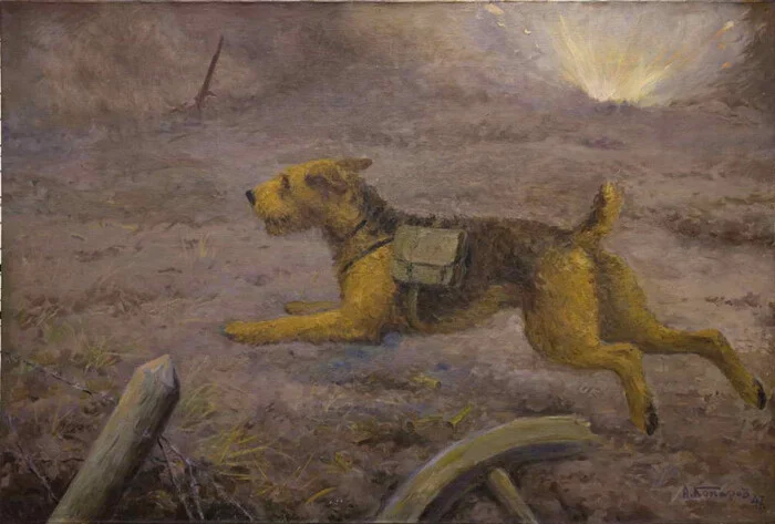 Chestnut - Ilya Ehrenburg, The Great Patriotic War, Dog, Friend, Duty, Longpost