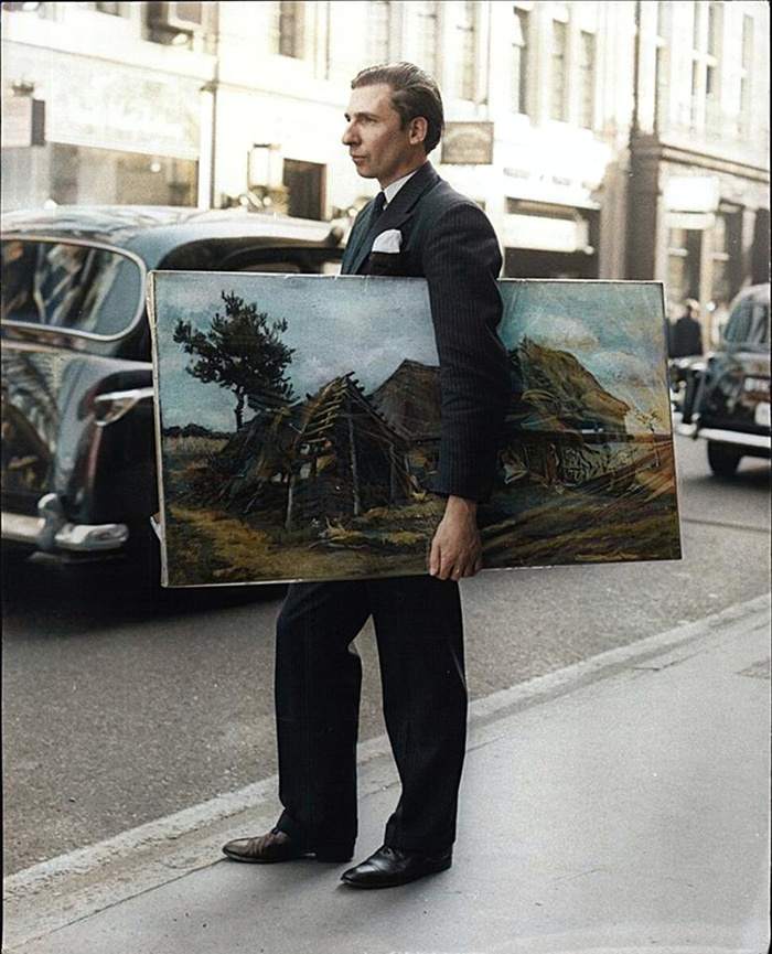 Любопытные фотографии из прошлого Великобритании. 20 раскрашенных фотографий ХХ века. Часть V Старое фото, Историческое фото, Фотография, Колоризация, Великобритания, 19 век, Длиннопост