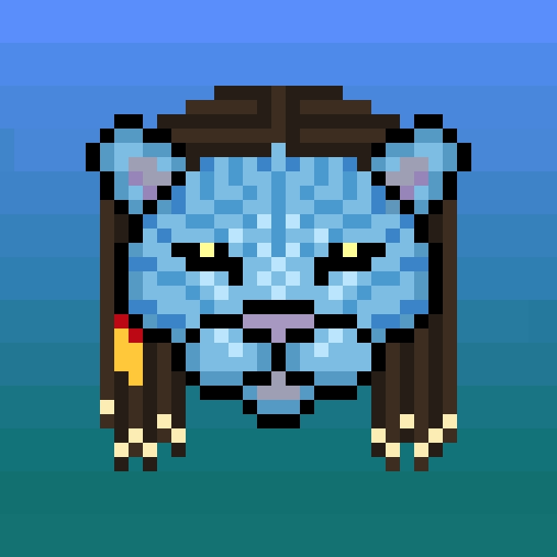 Puma Fortune - My, Pixel Art, Puma, Longpost