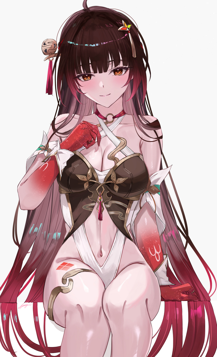 Lingsha Anime Art, Honkai: Star Rail, Lingsha (Honkai: Star Rail), Miya-chan (lightning0730)