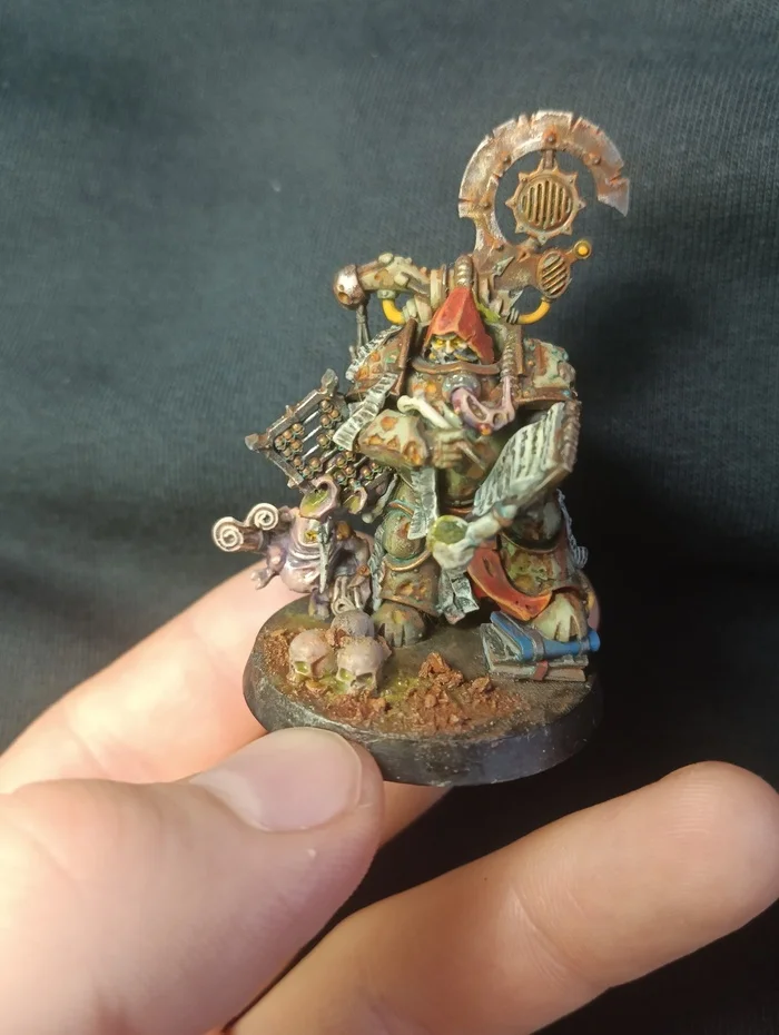 Telliman - My, Warhammer 40k, Painting miniatures, Death guard, Nurgle, Longpost