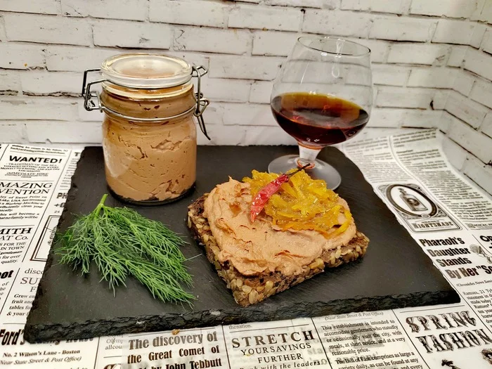 Chicken liver pate - My, Recipe, Snack, Cooking, Food, Pate, Liver, Longpost