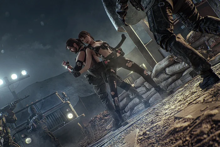Metal Gear Solid | Venom Snake & Quiet - Cosplay, Metal gear solid, Venom Snake, Quiet, Computer games, The photo, VKontakte (link), Longpost, Series Metal Gear Solid  A series of computer games