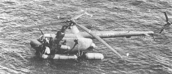 Ми-1МГ на воде.