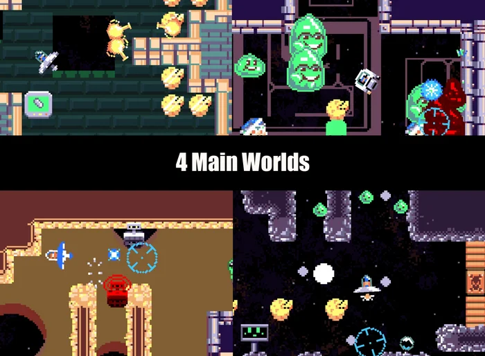 Pixel action game in space Zal vs May is being given away on Itch.io for Windows and Linux - Distribution, Development of, Indie game, Gamedev, Инди, Pixel games, Pixel Art, Adventures, Action, Unity, Blender, Krita, Aseprite, Windows, Linux, Not Steam, Itchio, Video, Youtube, Longpost