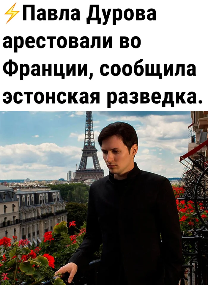 Breaking news - Humor, Picture with text, Pavel Durov, France, Estonia, Intelligence service, Arrest, Arrest of Pavel Durov, Stereotypes