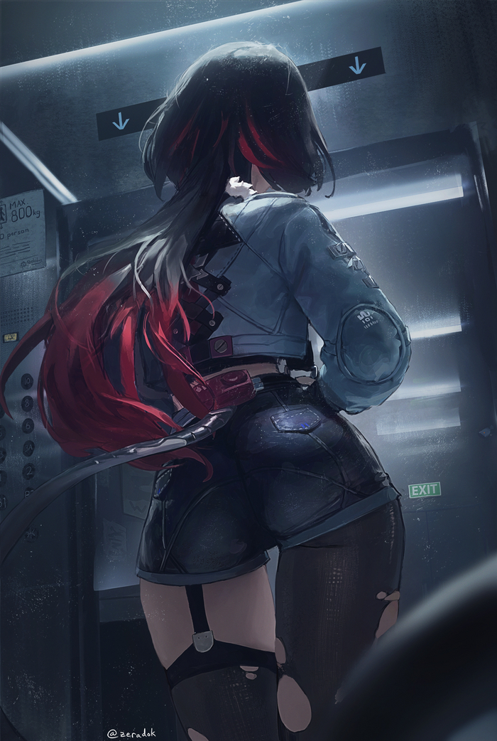 Jane Doe Zenless Zone Zero, Jane Doe (zzz), , , , Anime Art, , 