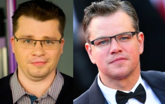 It turns out that these are different actors - Actors and actresses, Matt Damon, Garik Kharlamov, A wave of posts