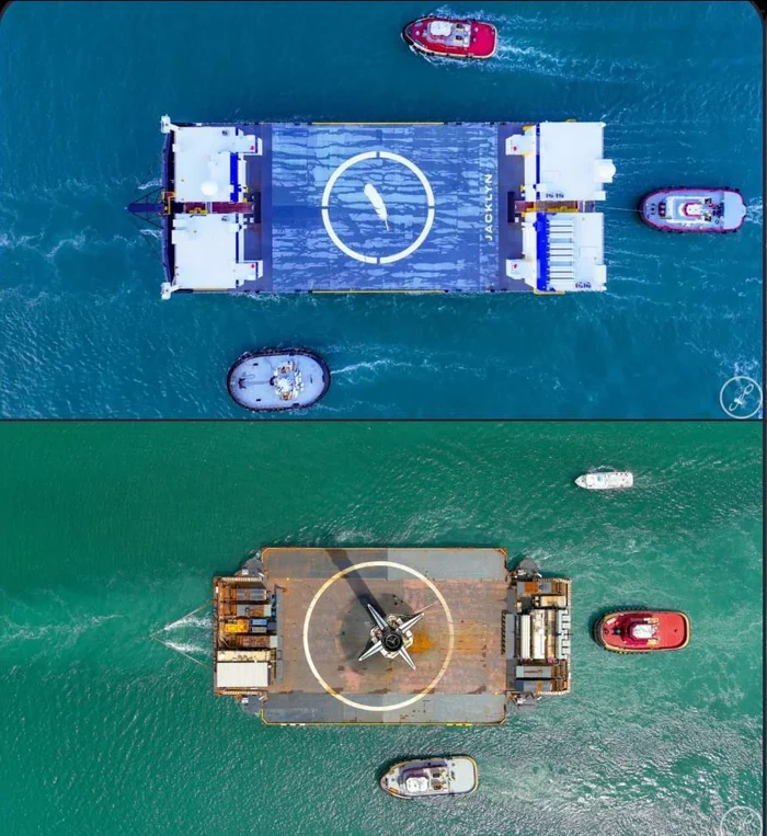 Comparison of Blue Origin and SpaceX platforms - Spacex, Rocket launch, Rocket, Blue origin, Video, Soundless, Telegram (link), Longpost