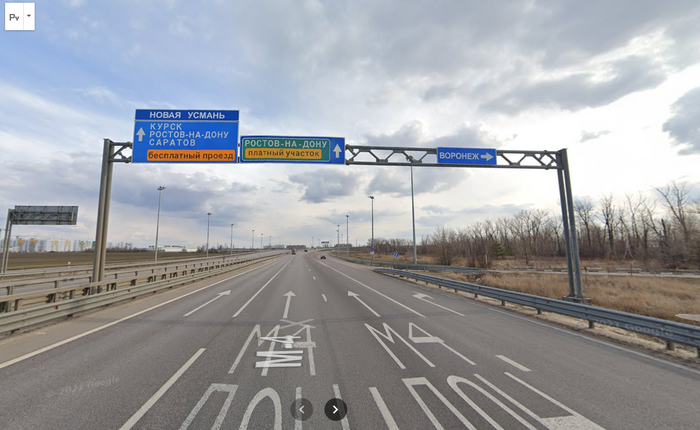 В сторону Ростова после ПВП 515 км
