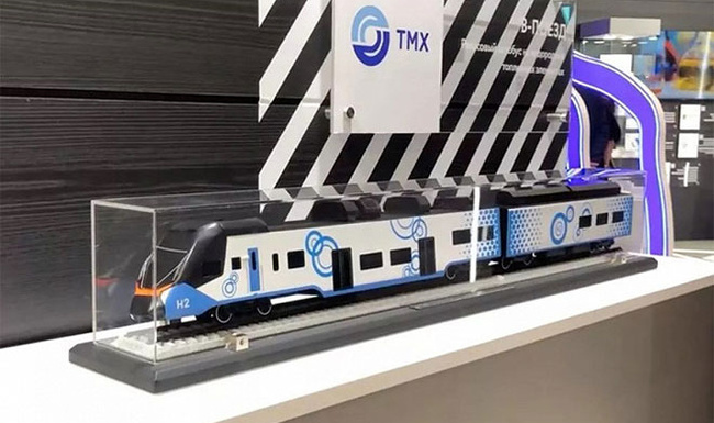 A model of a Russian hydrogen train was demonstrated at the Eastern Economic Forum - Technologies, Inventions, Technics, Innovations