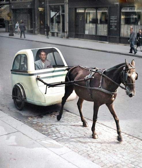 Fragments of History: Interesting and Rare Retro Photos of Europe. 20 Colorized Photos of the 20th Century. Part VII - My, Historical photo, Old photo, France, Norway, Sweden, Germany, Netherlands (Holland), Spain, Italy, 20th century, Colorization, Longpost