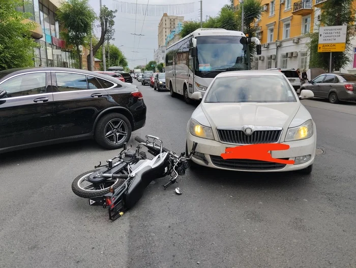 Human - My, Moto, Road accident, Motorcyclists, Situation, Longpost