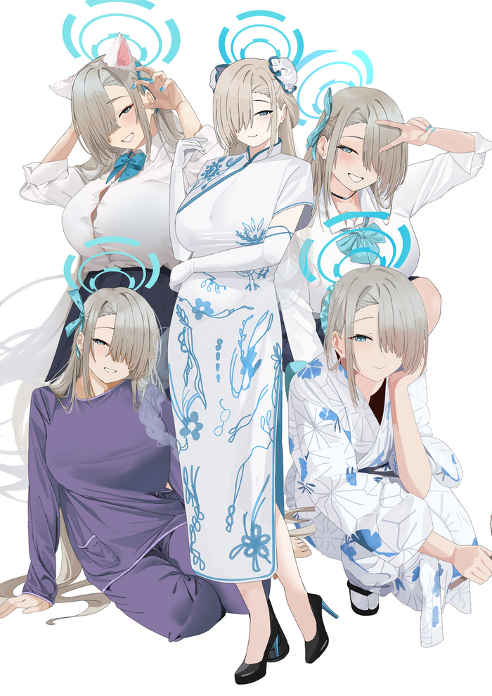      , Anime Art, Blue Archive, Ichinose Asuna,  , , 