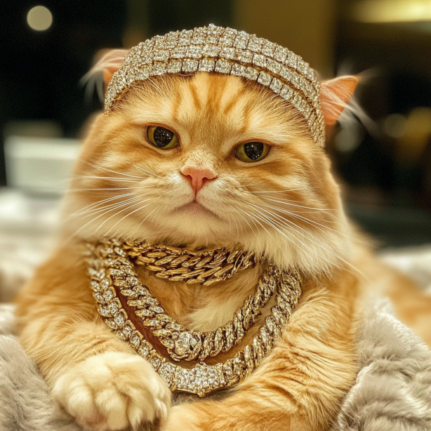 What to do if a cat loves jewelry? - Picture with text, Milota, Images, Humor, Memes, cat