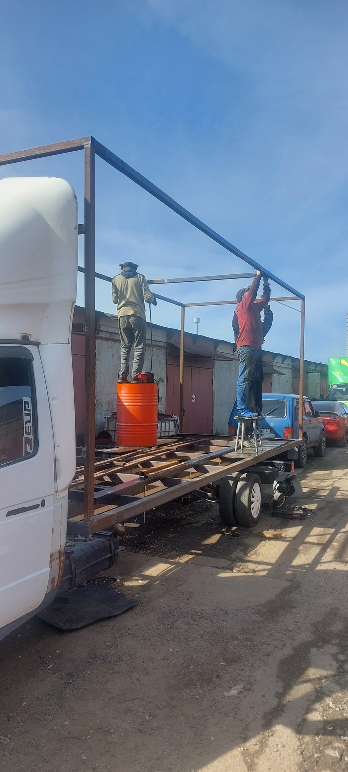 Продолжение проекта "Франкенштейн" Газель, Санкт-Петербург, Своими руками, Грузовик, Длиннопост