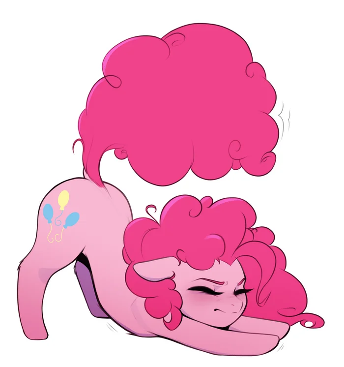 Ponca stretches - My little pony, Pinkie pie, CaptainPudgeMuffin