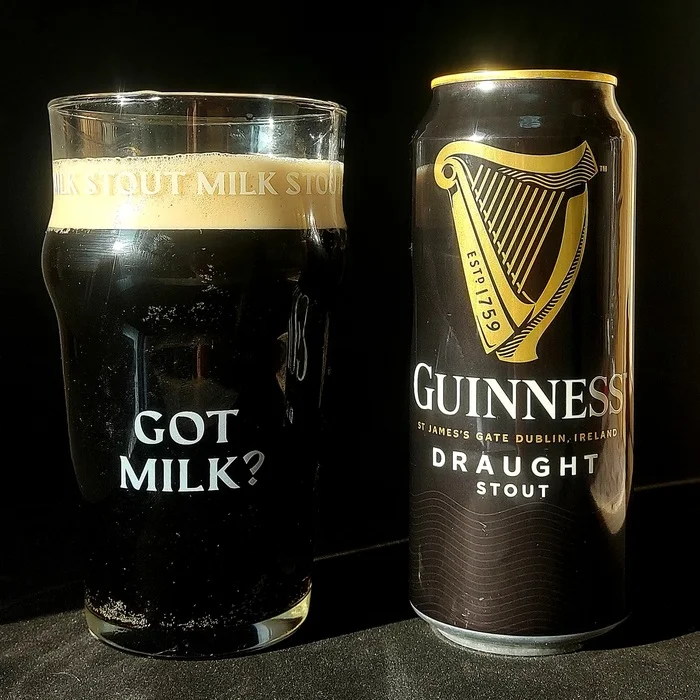 Guinness Draught & Guinness Draught 0.0% - My, Beer, Guinness beer, Stout, Soft drinks, Overview, Opinion, Subjectivity, Grade, Neural network art, Comparison, Longpost, Series Mass market