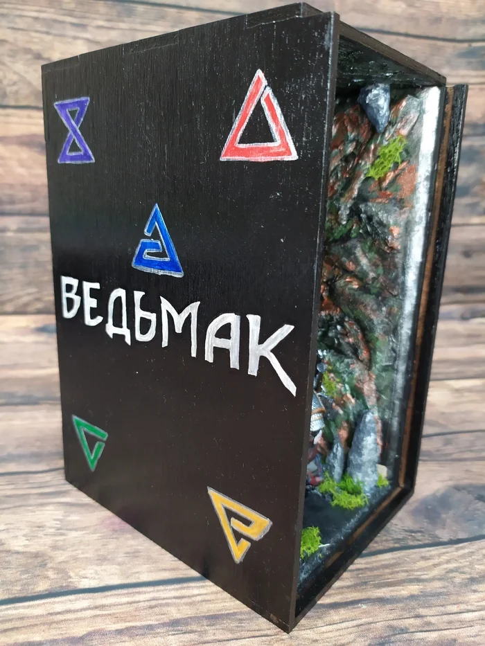 Бук Нук по Ведьмаку - Моё, Ведьмак, Ведьмак 3: Дикая охота, Своими руками, Пятничный тег моё, Книги, Компьютерные игры, Длиннопост, Рукоделие без процесса