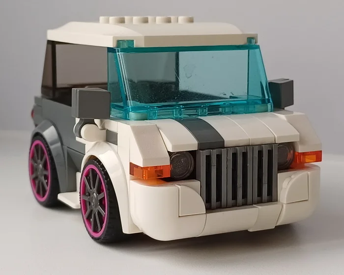 Mini-post about a mini-car) - My, Lego, Collecting, Technics, Scale model, Constructor, Longpost