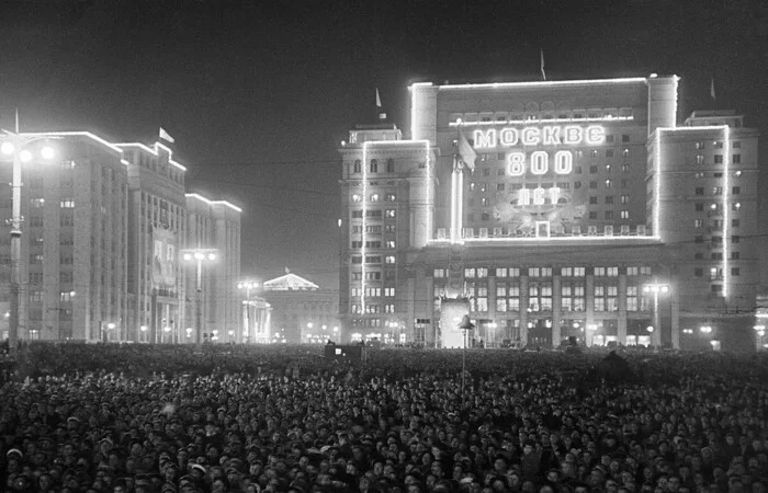 Forever young - the USSR, Moscow, История России, History, Firework, Made in USSR, Black and white photo, Old photo, Historical photo, Film, Telegram (link), Longpost