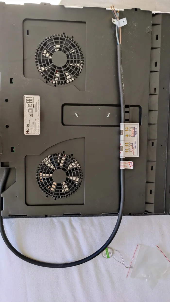 Haier induction hob without grounding - My, Repair of equipment, Haier, Longpost