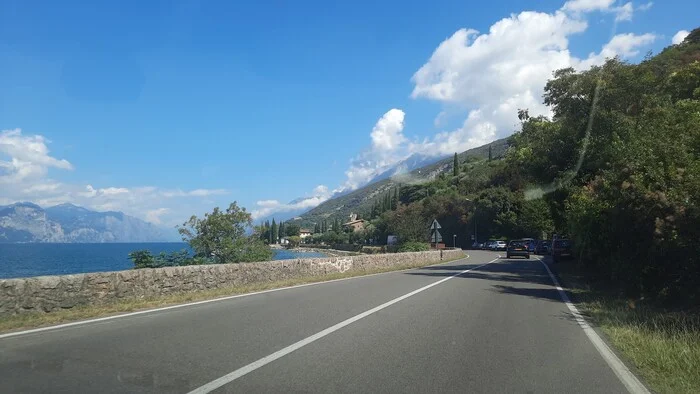 On the beach on September 7th - My, Travels, Italy, Nature, beauty, Beach, Road, The photo