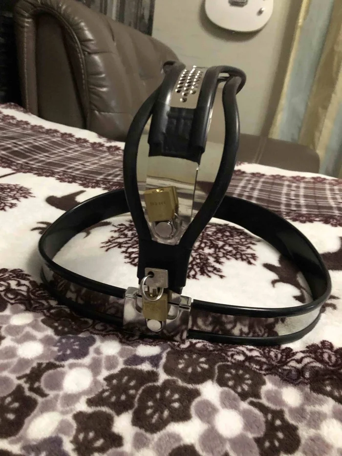 My chastity belt - My, Chastity belt, BDSM, Longpost, The photo