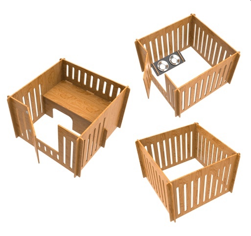 Playpen and cat house made of plywood or plexiglass. I am experimenting with paid layouts for CNC. Do you think it is worth it? - My, Small business, Business, CNC, Furniture, Design, Pet house, cat, Dog, Puppies, Aviary, Carpenter, Production, Interior Design, Idea, Longpost